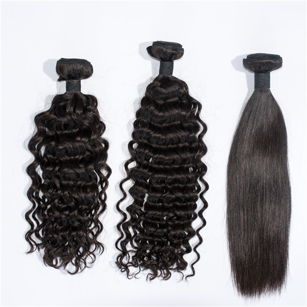 5A Brazilian hair natural wavy hair extensions  LJ12